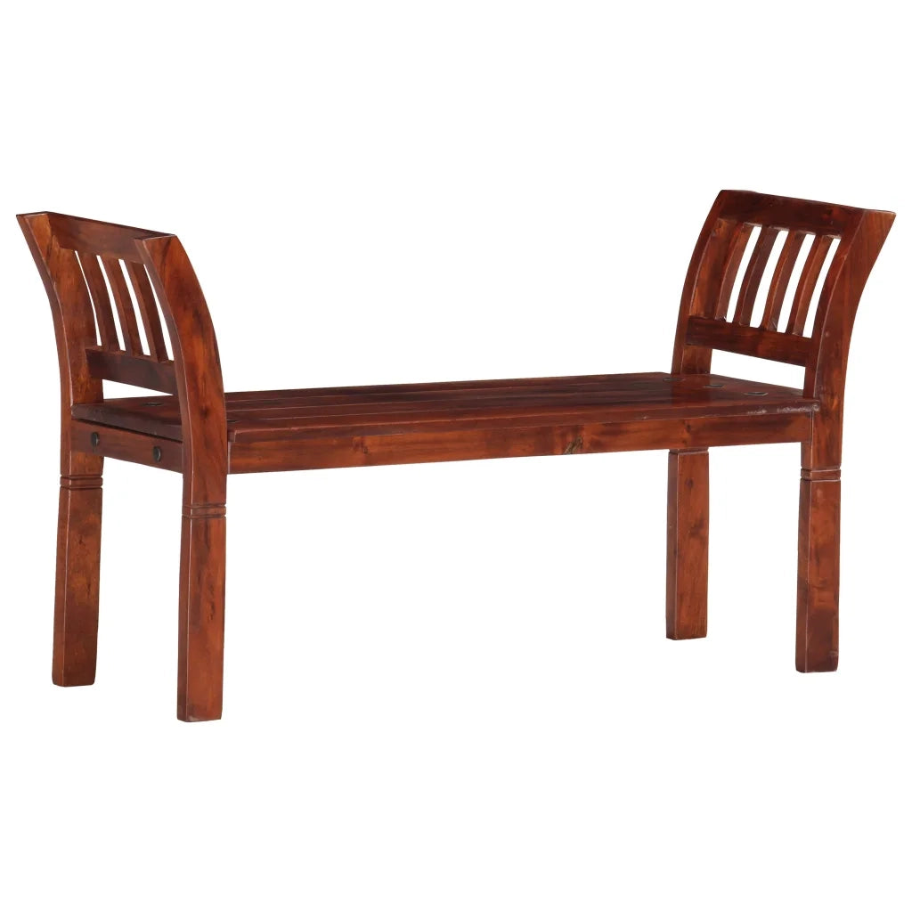 Panca 111 cm in Legno Massello di Acacia CFW5878451