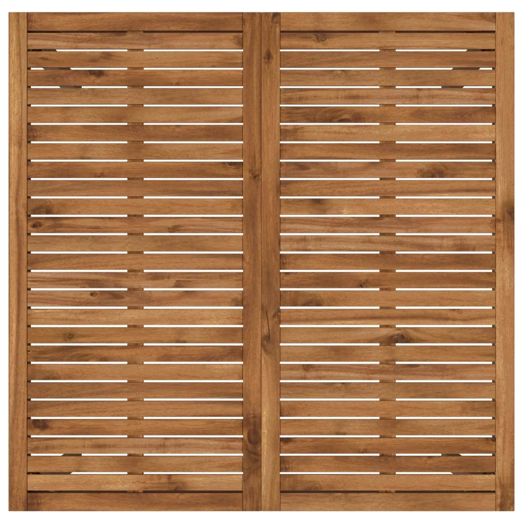 Tavolo Bar da Giardino Naturale e Caffè 110 x 108,5 x 105 cm 901345
