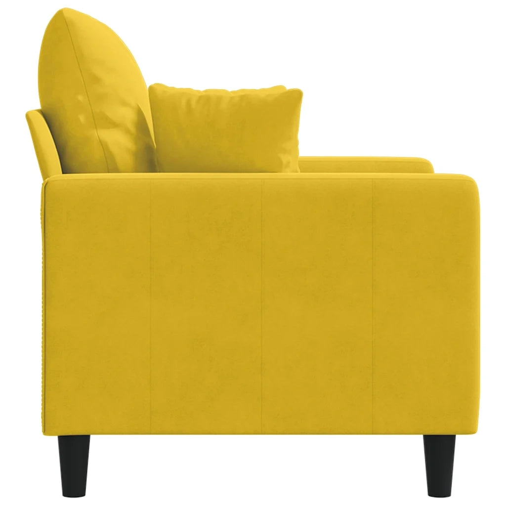 Poltrona Giallo 60 cm Velluto 359289