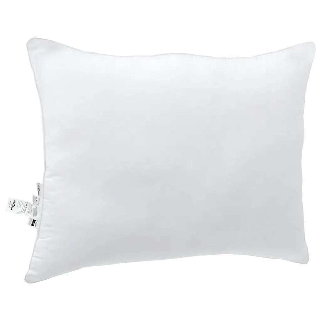 Cuscino 2 pcs Bianco 80 x 60 x 20 cm Cotone e Poliestere 42007810