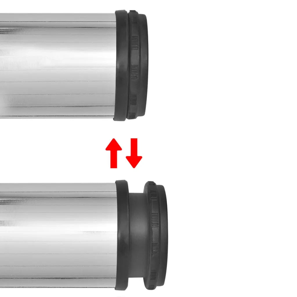 Gambe per Tavolo 4 pz | Piede del tavolo Altezza Regolabile Cromate 870 mm