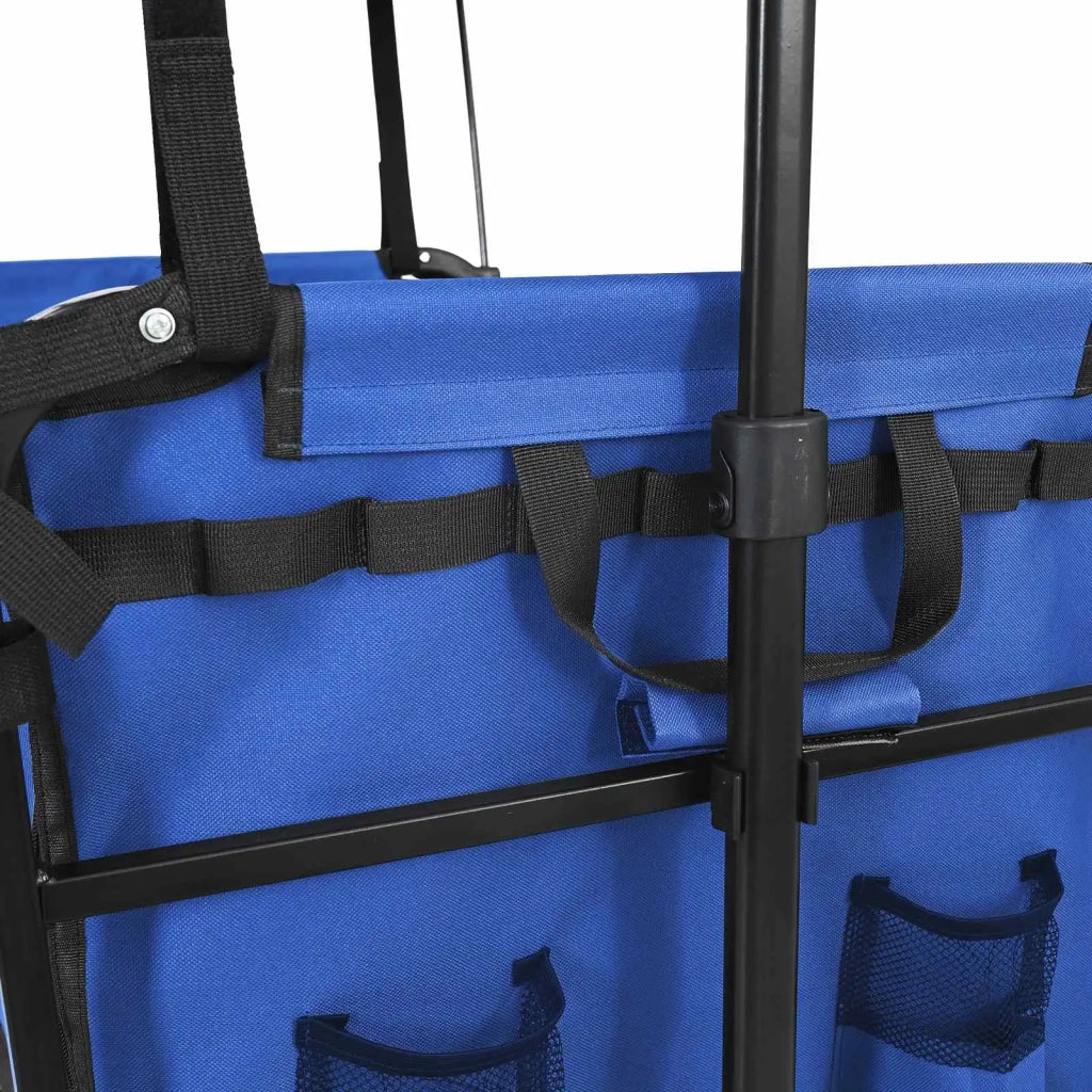 Carrello a Mano Pieghevole Nero 105 x 56,5 x 116 cm 42020663