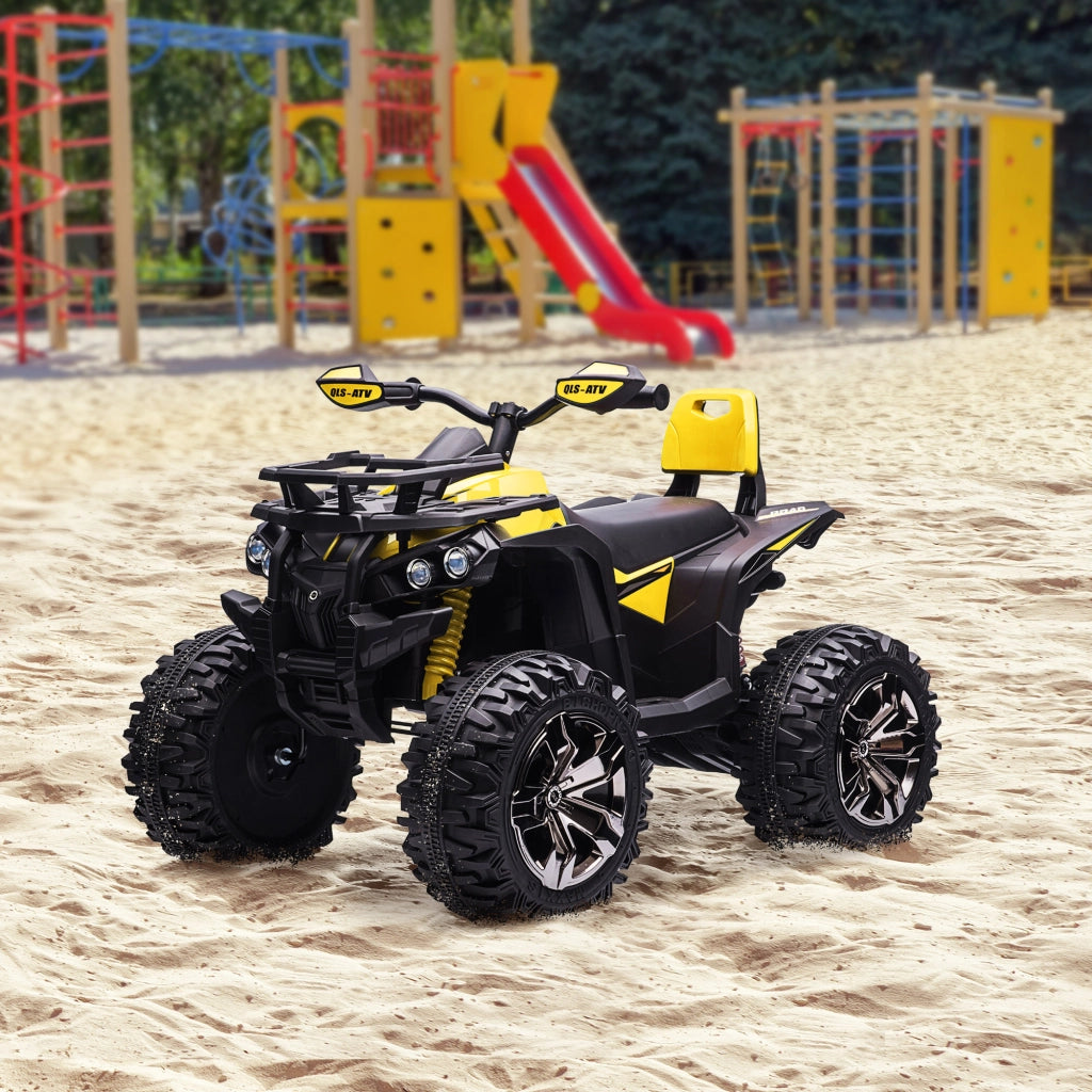 Quad Elettrico per Bambini ¨C zephmum ¨C Giallo 100x65x73cm