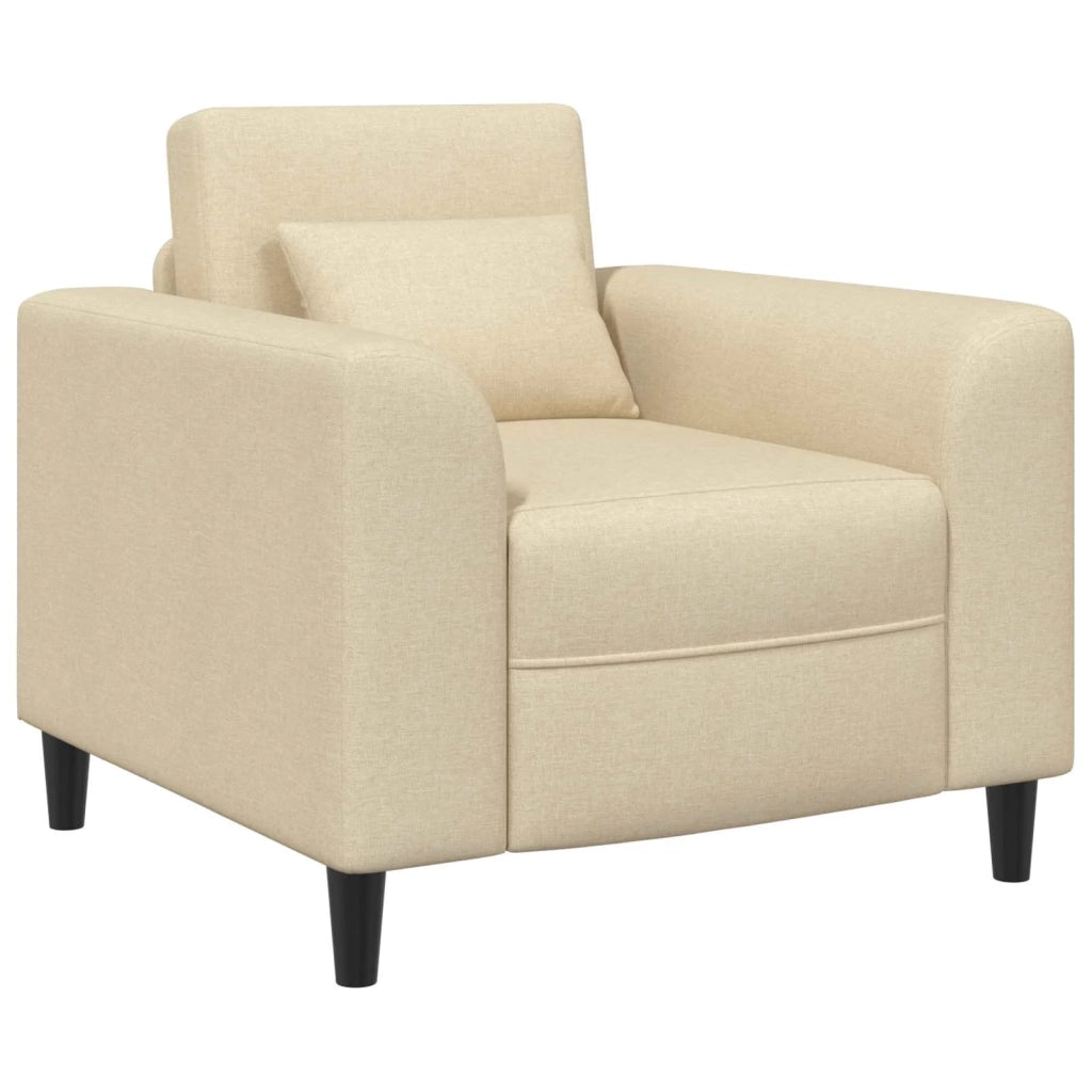 Poltrona Crema Tessuto 42042461