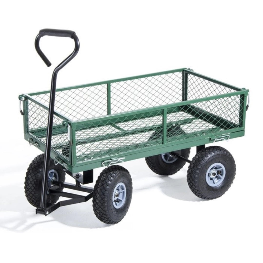 Carrello In Acciaio Con 4 Ruote Tassellate Max 150 Kg - Biacchi Ettore