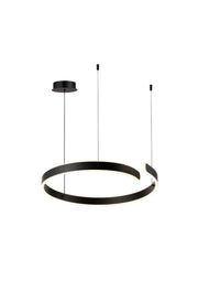 Lampada a sospensione LED nera tonda 45W CCT Rabalux