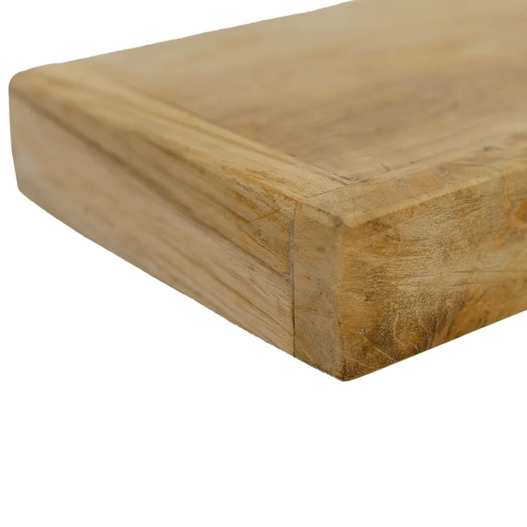 Mensole da Parete 2 pz 110x15x4 cm in Legno Massello di Teak 340757