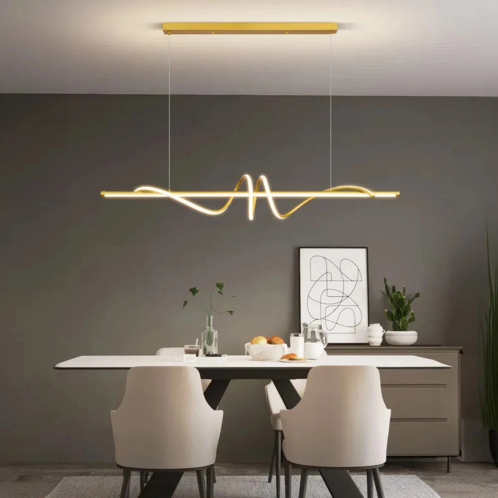 Lampada Led Lhj024-cp 120 Cm Gold
