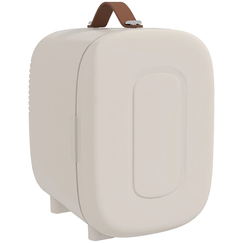 Mini frigorifero da 4 litri, piccolo frigorifero cosmetico con funzione di raffreddamento e riscaldamento, frigorifero portatile per cosmetici,