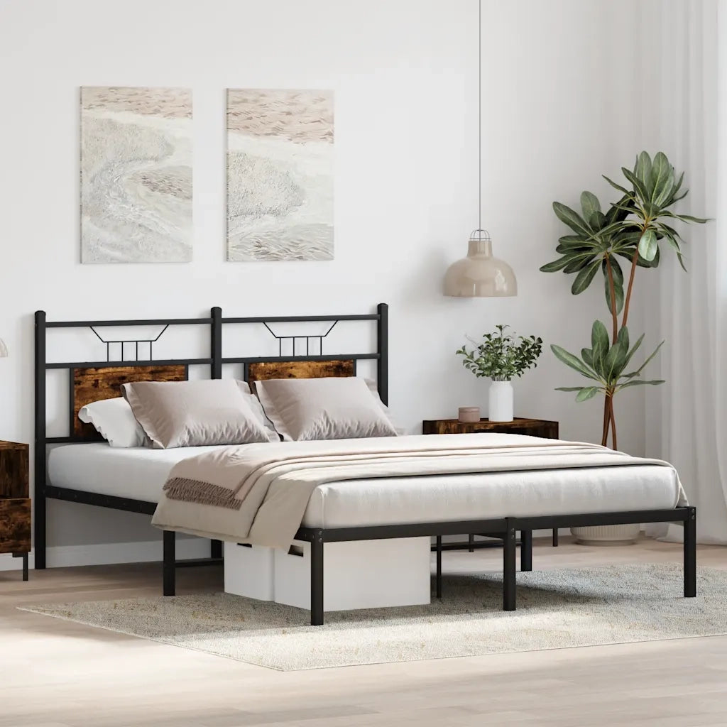 Giroletto senza Materasso Rovere Fumo 150x200 cm in Truciolato 4106745