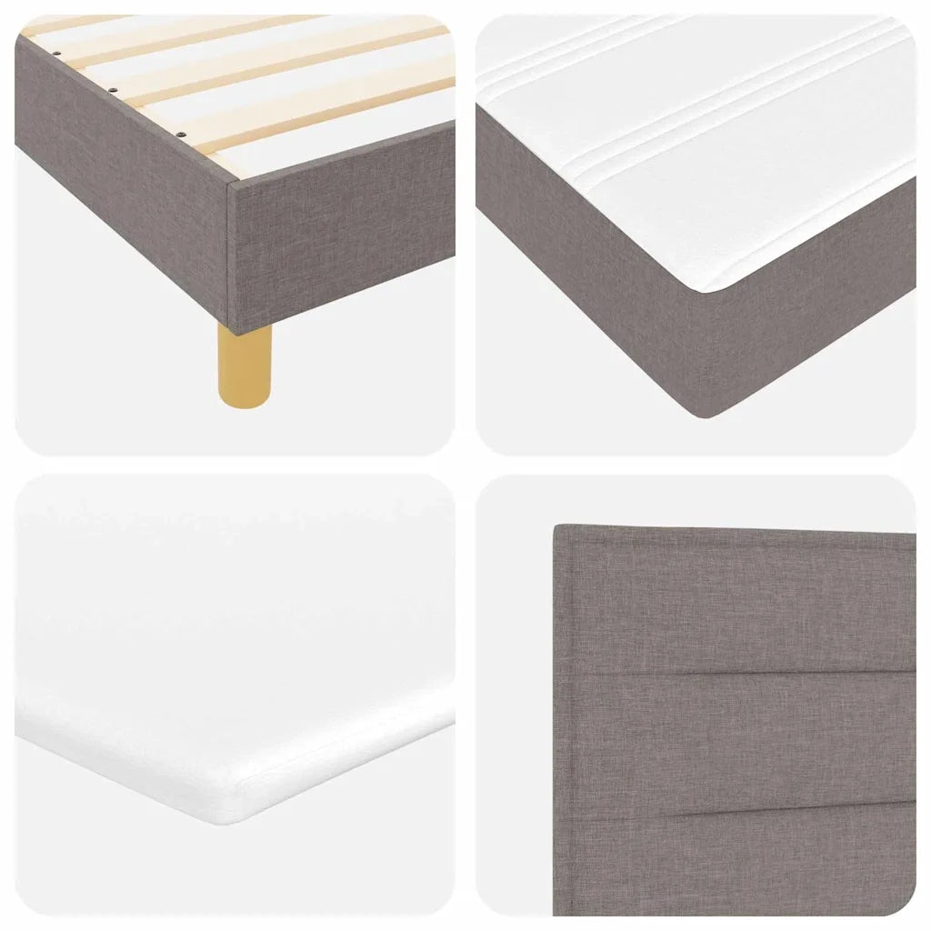 Letto a molle con materasso Talpa 100 x 200 cm Tessuto 3340140