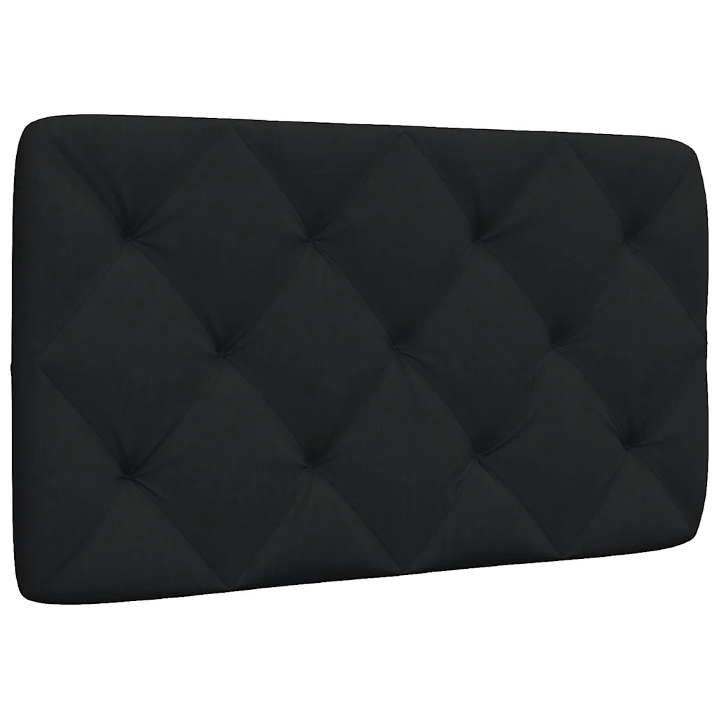 Cuscino Testiera Nero 90 cm in Tessuto 4019200