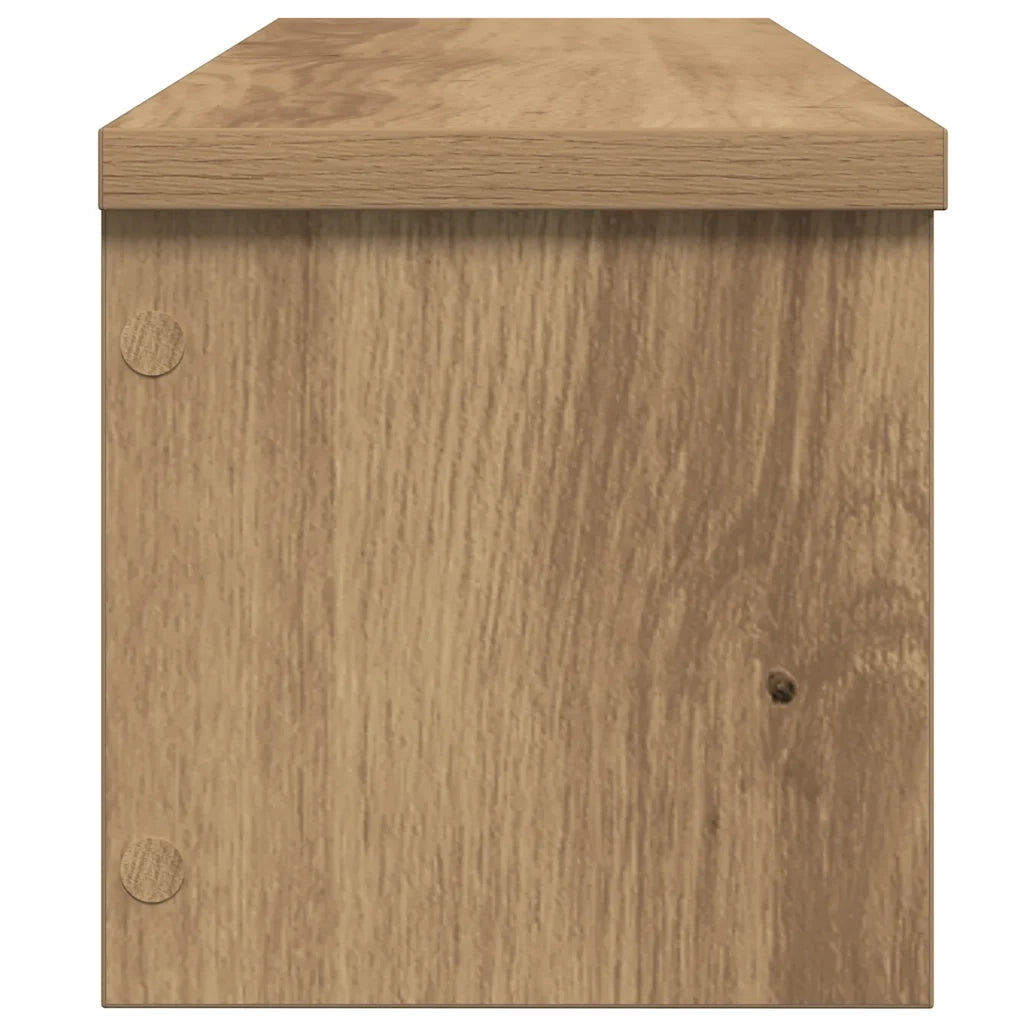 Scaffali da Cucina Impilabili 2pz Rovere Artigianale 50x15x16cm 860498