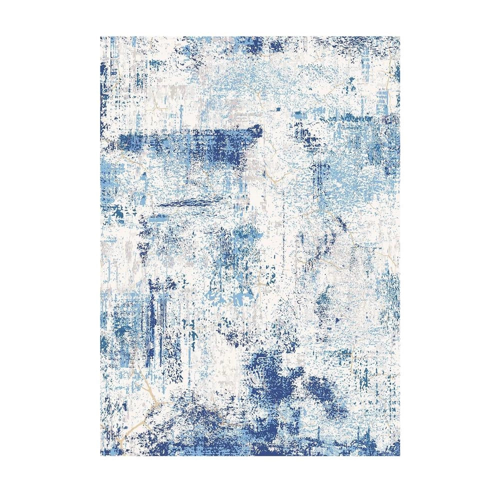 Tappeto Salotto 1524x2134 mm Lavabile Interno Antiscivolo Antistrappo Animali Bambini Camera Ingresso Blu