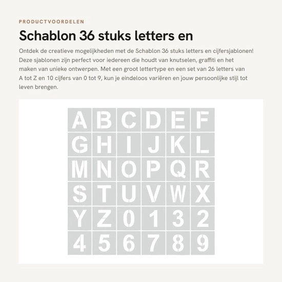 Schede di lettere in plastica - Grande lettere - Schede numeriche - Finiture lisce - Dimensioni 12,7 x 12,7 cm - 36 pezzi