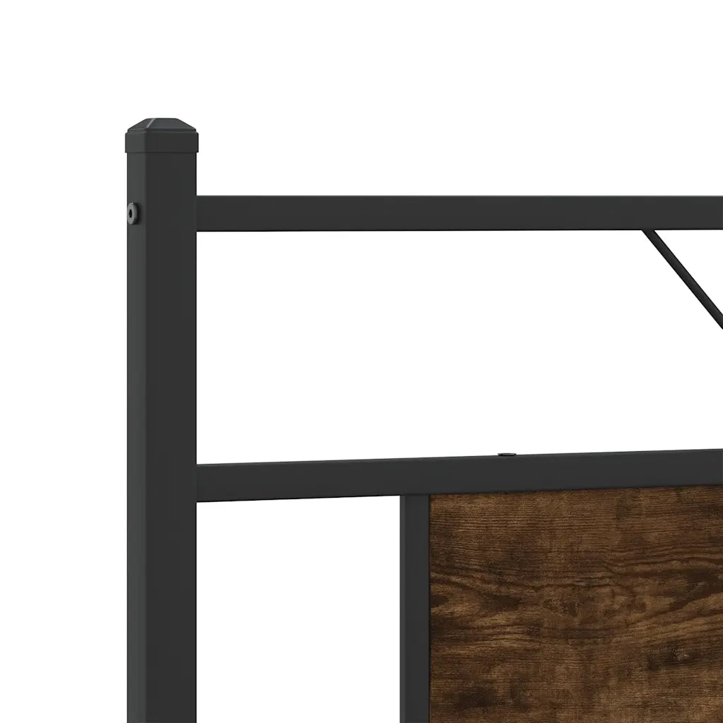 Giroletto senza Materasso Rovere Fumo 183x213 cm in Truciolato 4106748