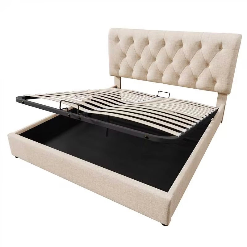Letto matrimoniale 160x200 cm contenitore con sollevamento idraulico