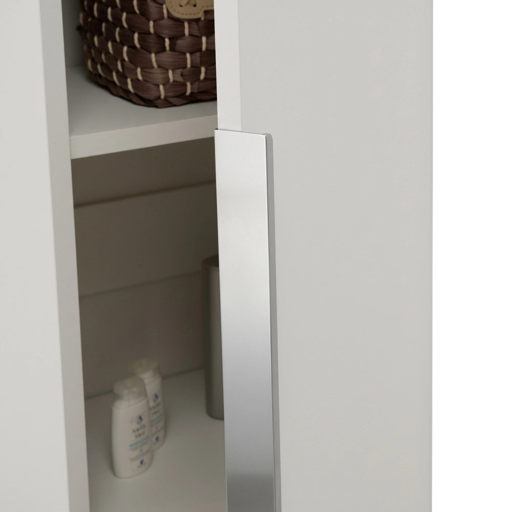 Colonna bagno sospesa 150 cm bianco opaco con anta soft close Elva