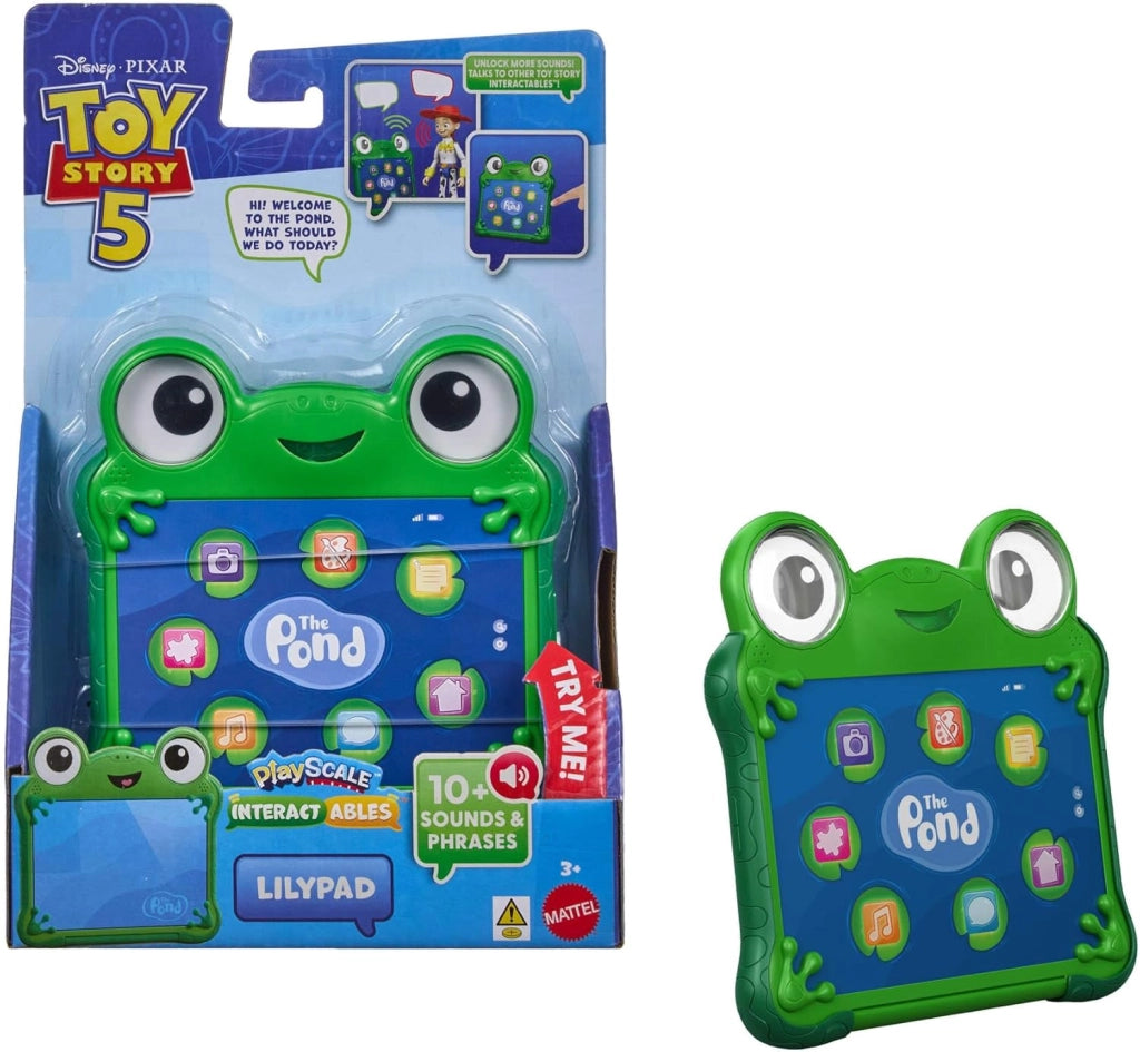 Disney Pixar Toy Story 5 - LilyPad, personaggio interattivo da 18cm che ripete le frasi del film e interagisce con gli a