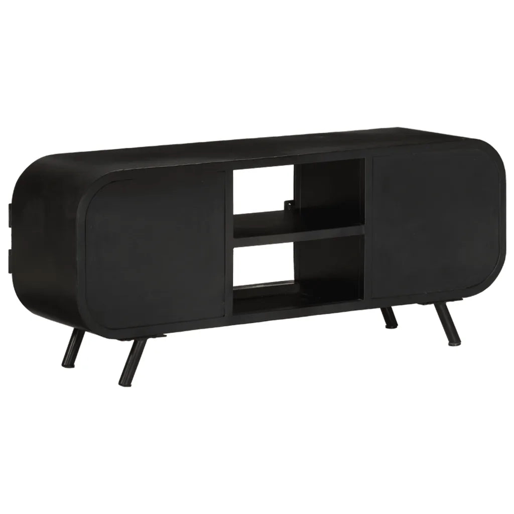 Mobile TV | Armadietto TV | Mobile Porta TV 110x30x45 cm in Legno Massello di Mango Grezzo