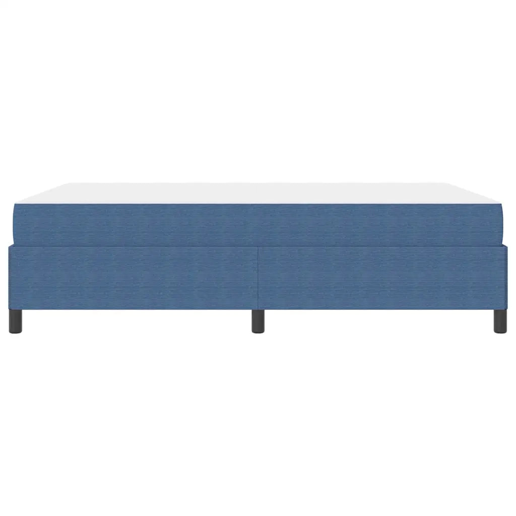 Struttura del letto con materasso-Giroletto Blu 140 x 190 cm Tessuto 854076