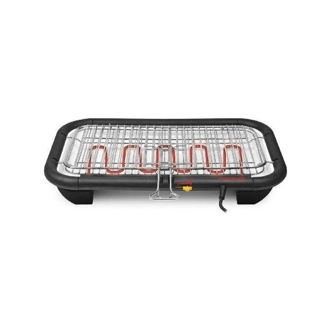 G3 Ferrari G10027 Galactic Grill Barbecue Elettrico Da Tavolo 2300 W Griglia Acciaio Inox 50x28 cm colore Nero