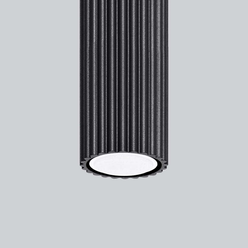 Lampada da soffitto KARBON 40 nero
