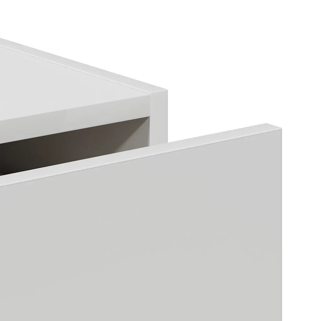 Credenza | Madia | Buffet da pranzo | Armadio da pranzo Bianca 69,5x34x90 cm in Legno Multistrato