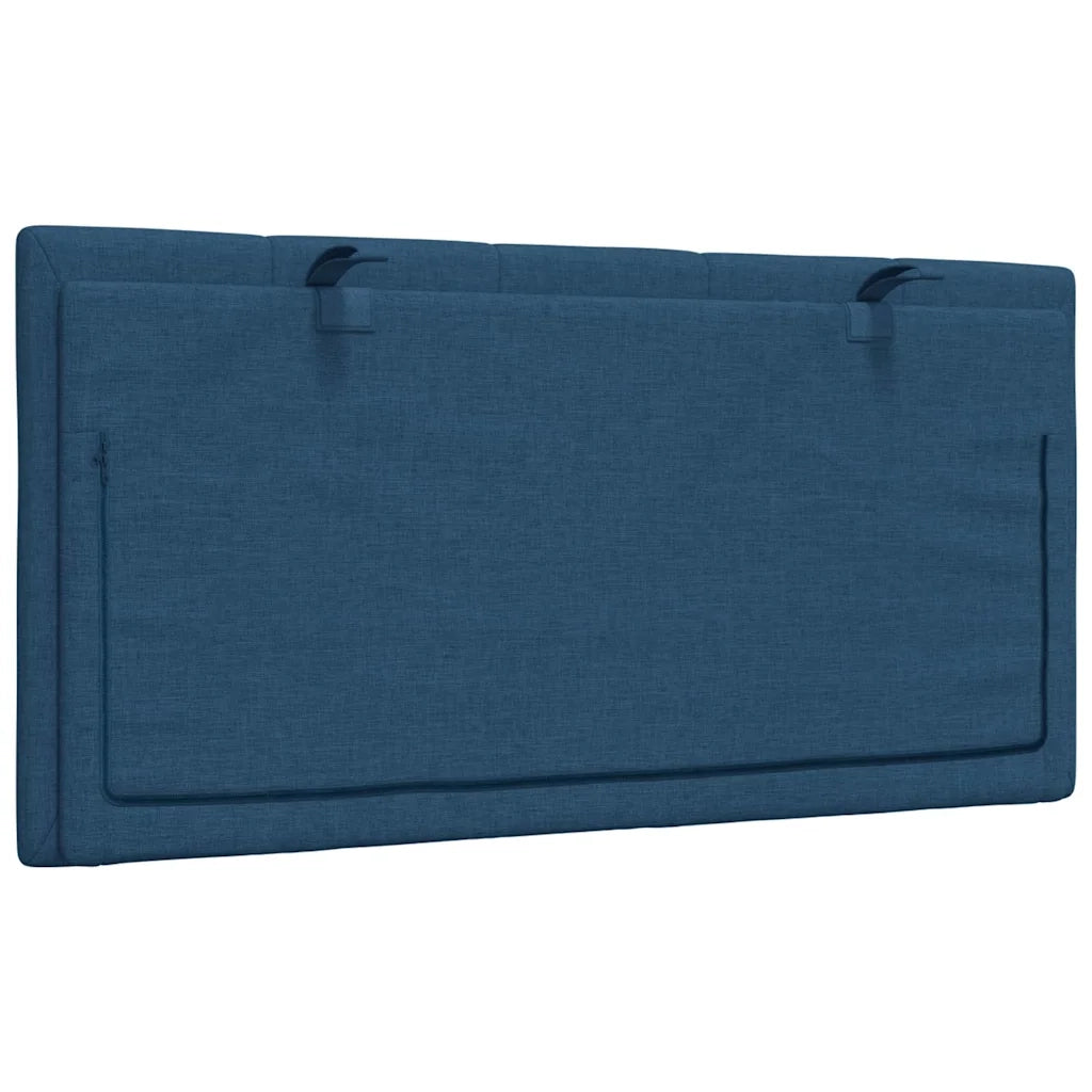 Cuscino Testiera Hanko Blu 100 cm in Tessuto 4019155