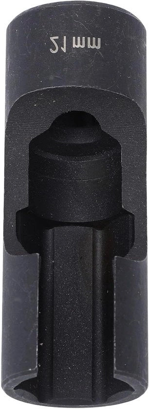 Flessa di carburante Socket 1/2 "Drive Acciaio Cromo Vanadio per Rimozione Efficiente dei Componenti di Connesso alle Flessi delle Iniezioni (21mm)
