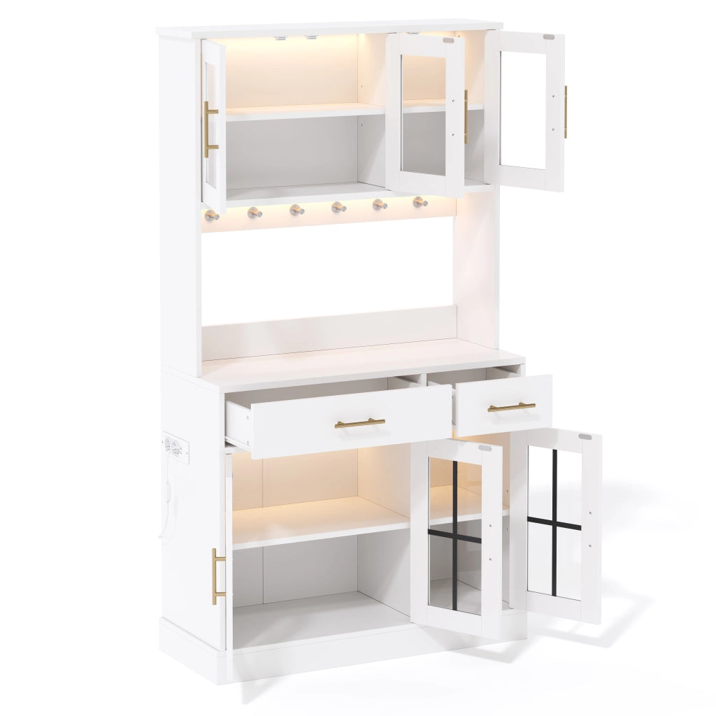 Credenza da cucina con LED multicolore e prese?