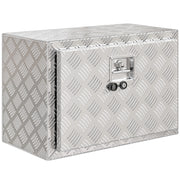 Cassettone per Attrezzi in Alluminio ¨C zephmum ¨C Argento 60.9x35.5x40.6 cm