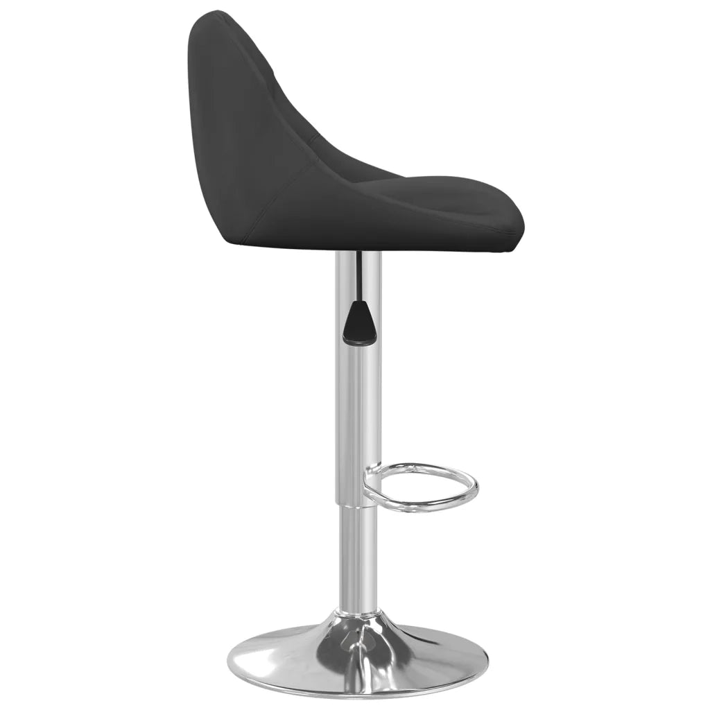 Sgabello da Bar Nero in Velluto 335291