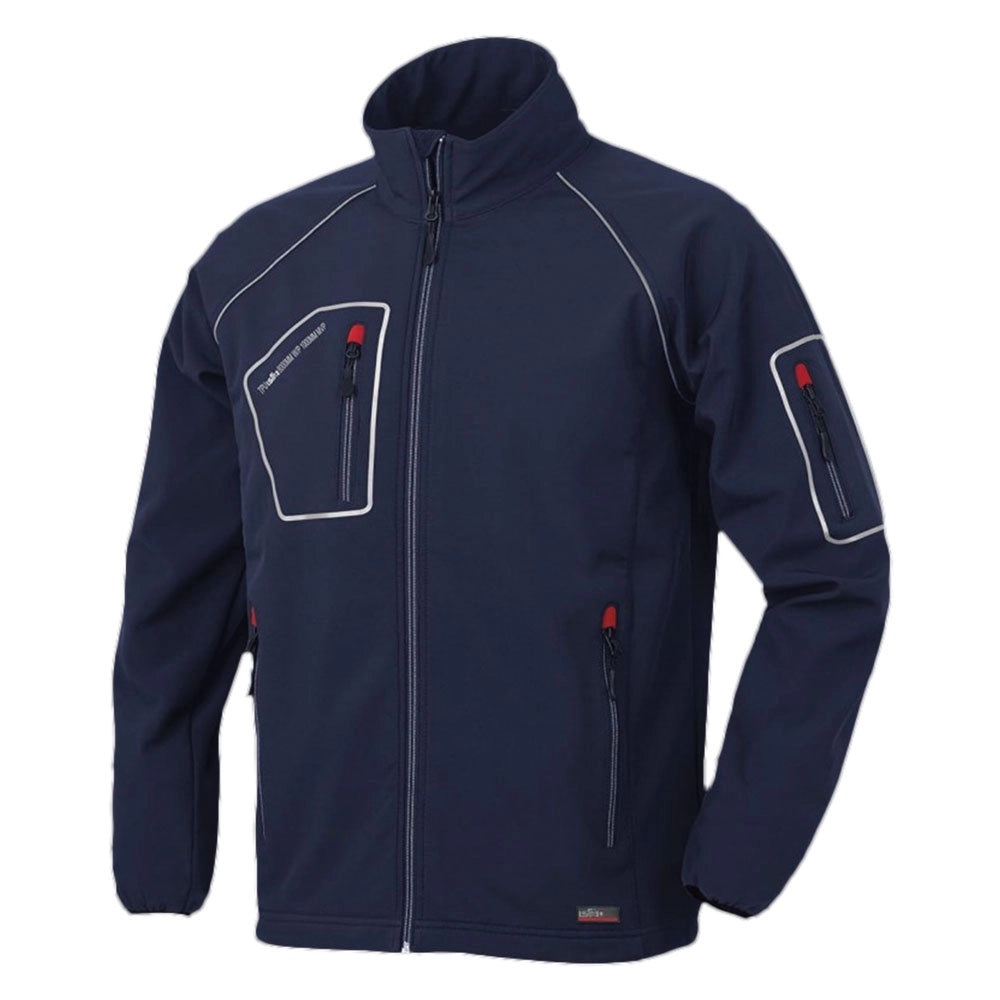 Giubbino softshell blu taglia L