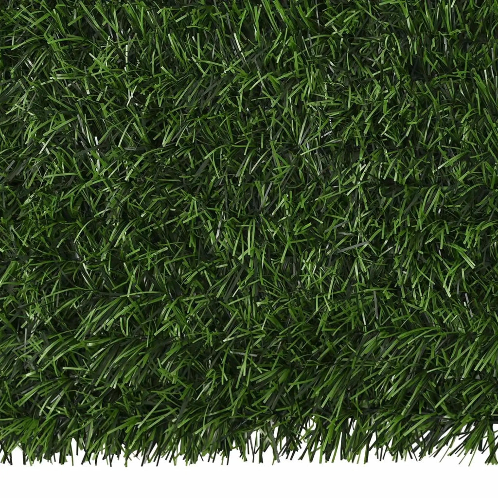 Recinzione Artificiale Verde chiaro 1 x 5 m PVC e Acciaio 42042374
