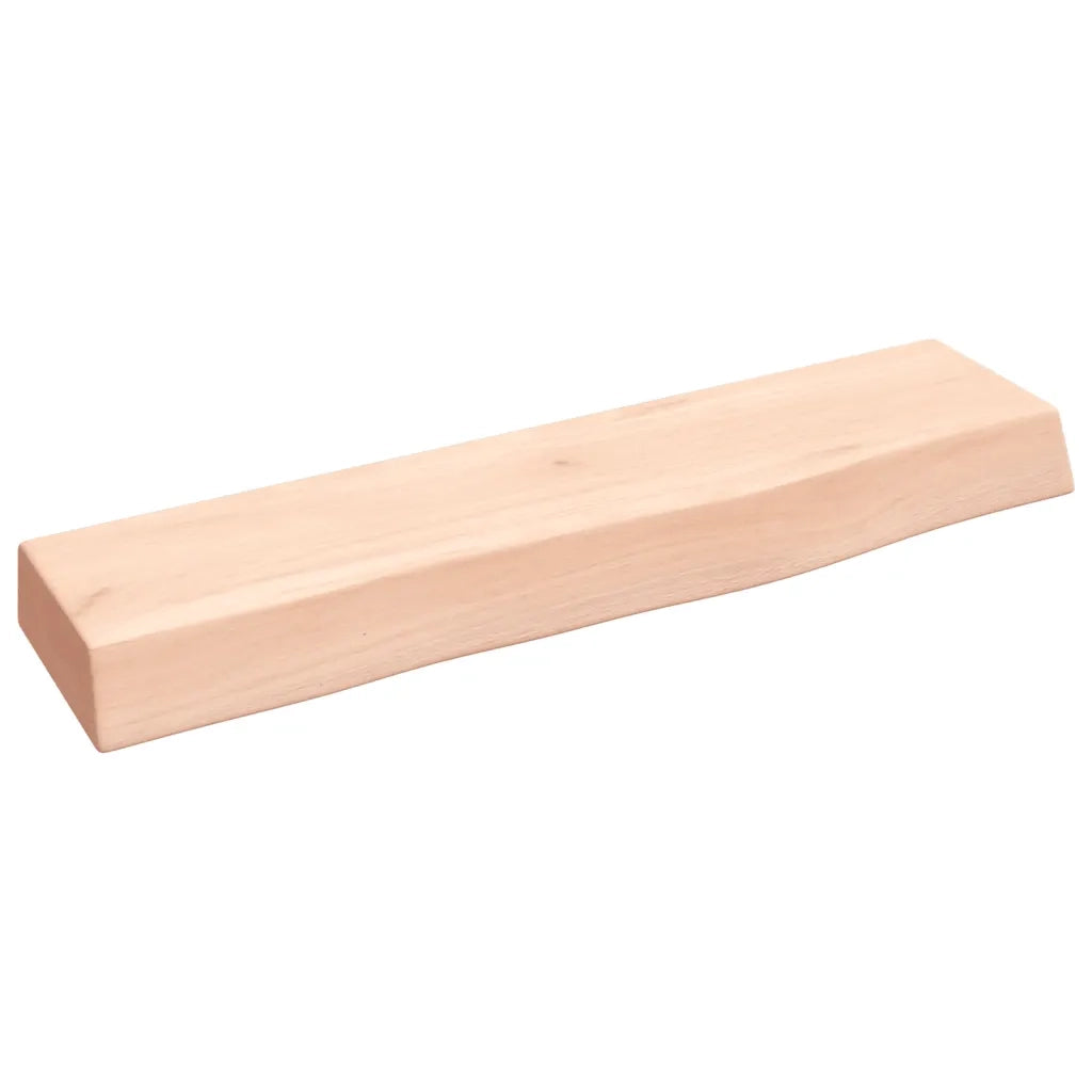 Mensole Parete | Scaffale a Parete | Ripiano a Parete 40x10x4 cm Legno Massello Rovere Non Trattato