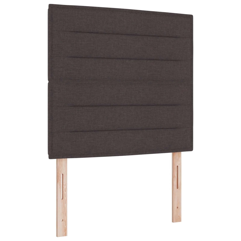 Letto Ottomano con Materasso e LED Marrone Scuro 120 x 200 cm 3457982