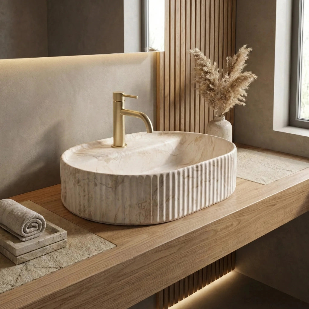 Lavabo Da Appoggio Rea Marcela 50 Saturn
