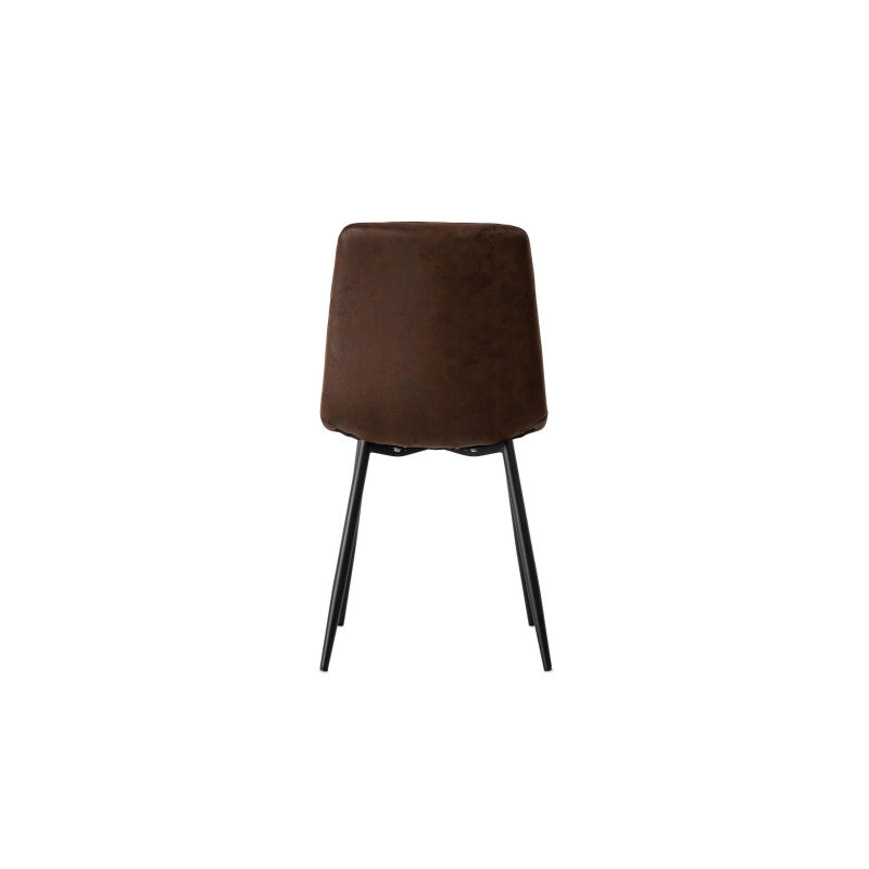 SEDIA IN SIMILPELLE Lea 48.5cm X 49cm H 88cm Stones