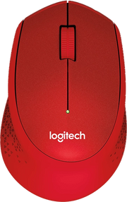 ORIGINAL Logitech Accessori per computer Rosso 910-004911 M330 Silent Plus - Maus Mouse Logitech, 3 pulsanti, wireless, 2,4 GHz, ricevitore wireless (USB), numero di pulsanti: 3, 1000 DPI
