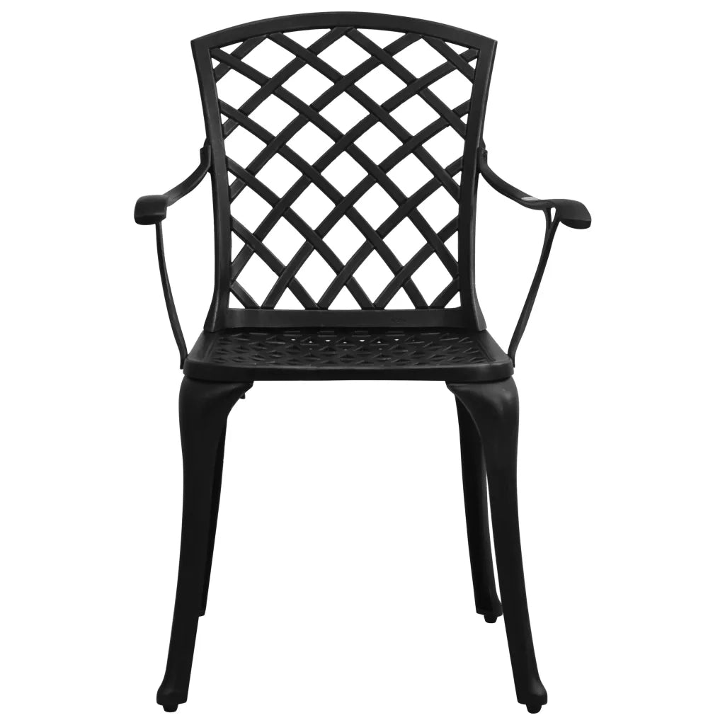 Set da Bistrot 3 pz Nero in Alluminio Pressofuso 3216331
