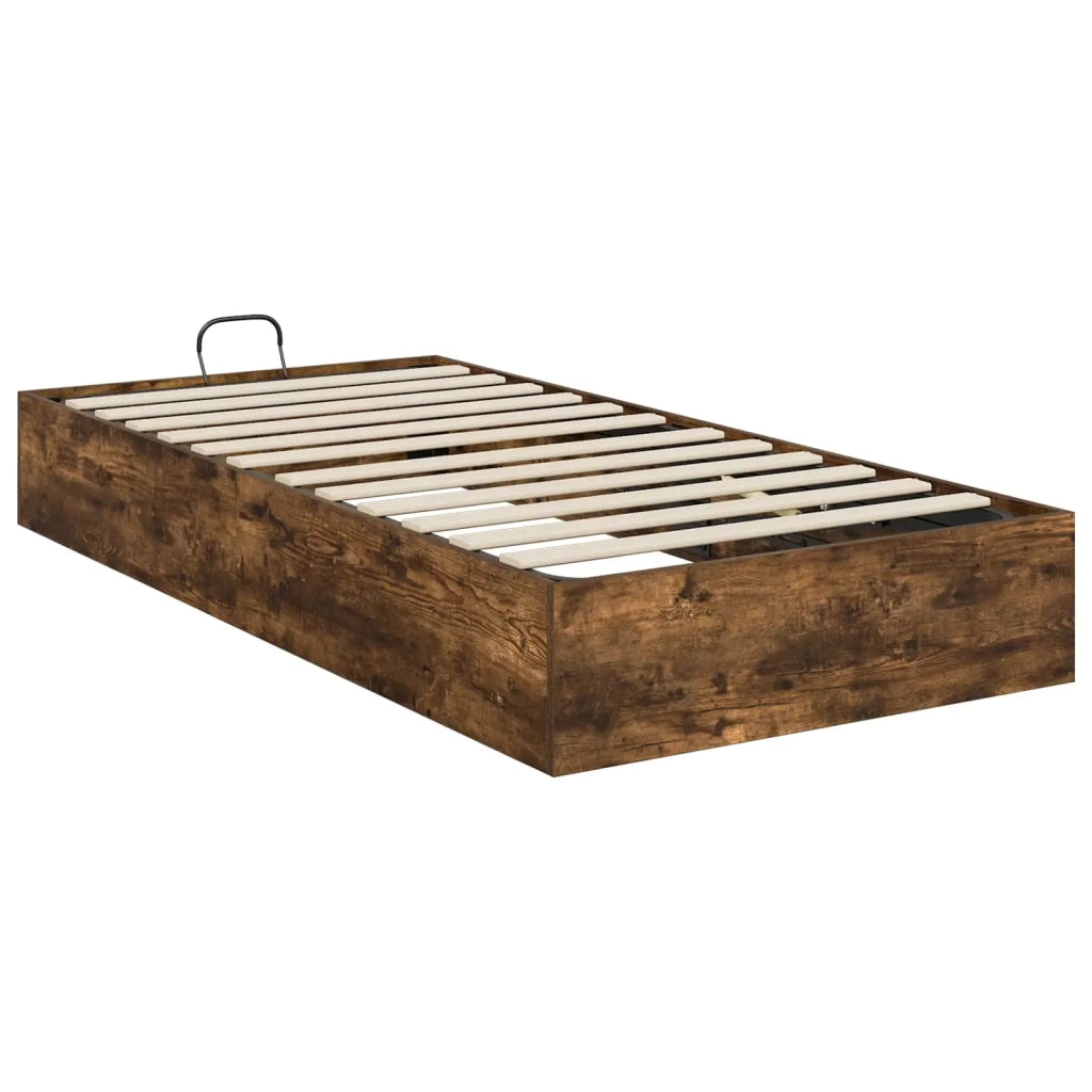 Letto ottomano Rovere fumé 193 x 120 x 25 cm Truciolare