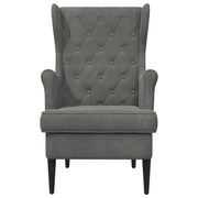 Poltrona | Sedia Relax Grigio Scuro Velluto