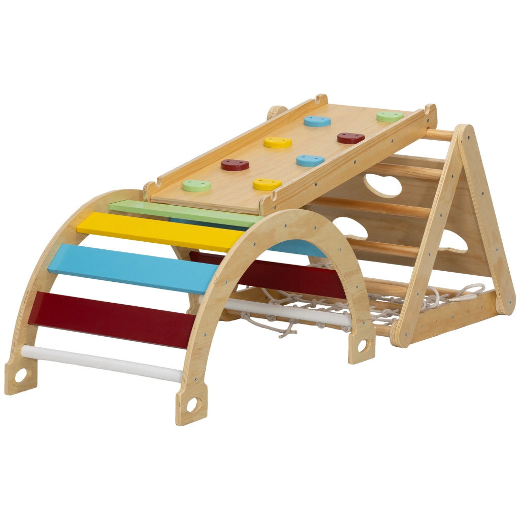 Casetta da interno con scivolo e arco per arrampicata ¨C Minimal ¨C Multicolore