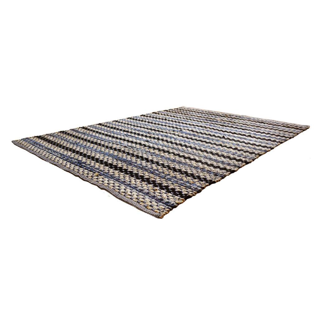 Tappeto Sienna 210 in juta e cotone intrecciato grigio