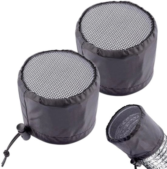 Copertura di ventilazione per serre interne - 2 pezzi - Filtro a canale - Ideale per ambienti chiusi - Perfetto per piante - Facile da pulire