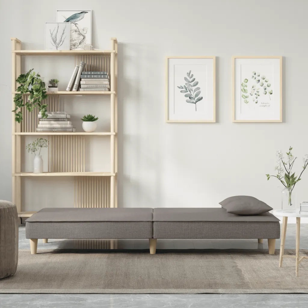 Divano letto | Sof¨¤ letto | Letto singolo Tortora in Tessuto