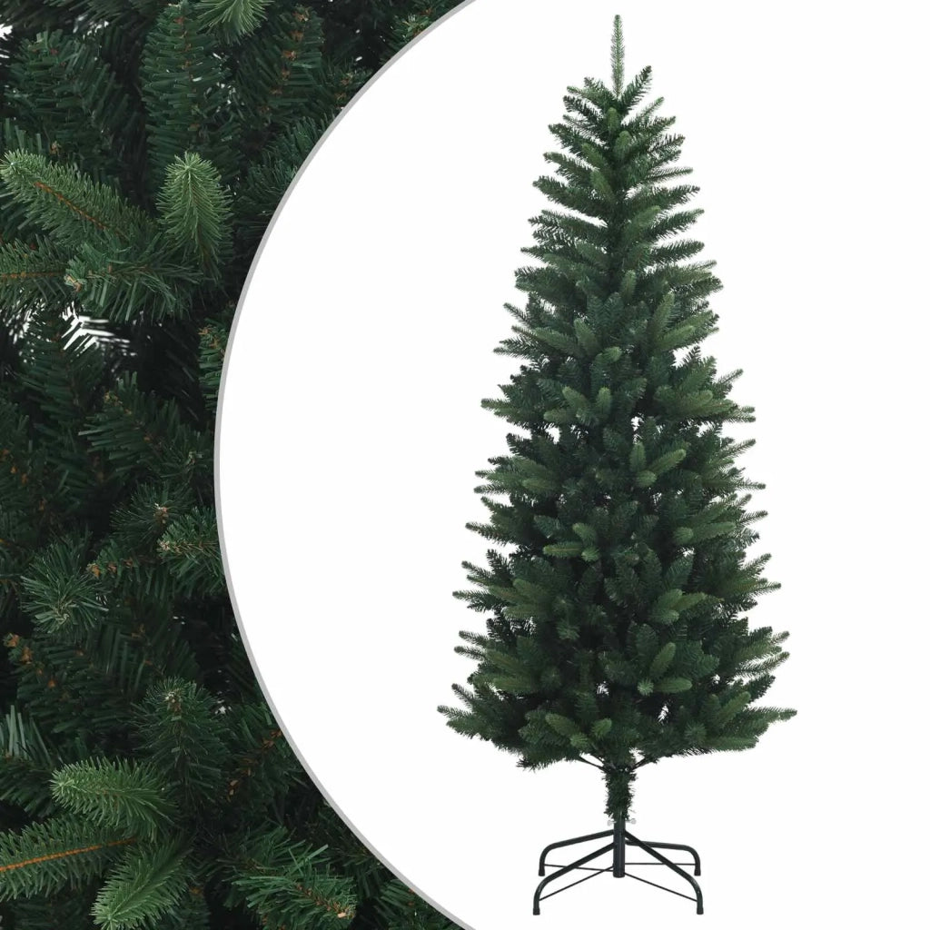 Artificial Hinged Christmas Tree 240 cm PE e PVC Verde 42052636