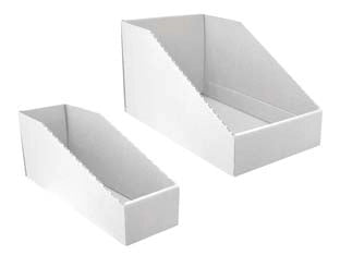 CONTENITORE BOCCA DI LUPO IN CARTONE BIANCO- - mm.100x350x150h. - 25 pezzi