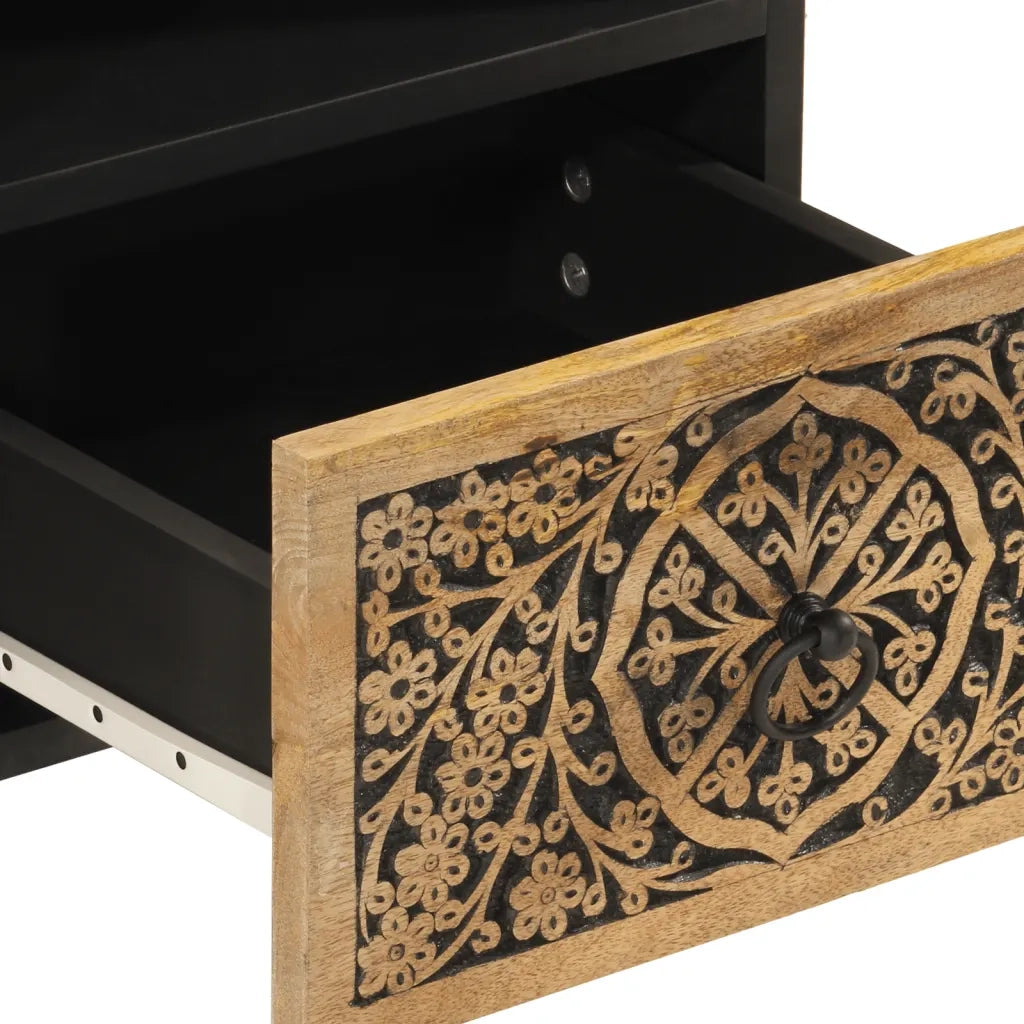Mobile TV | Armadietto TV | Mobile Porta TV 70x33x46 cm in Legno Massello di Mango